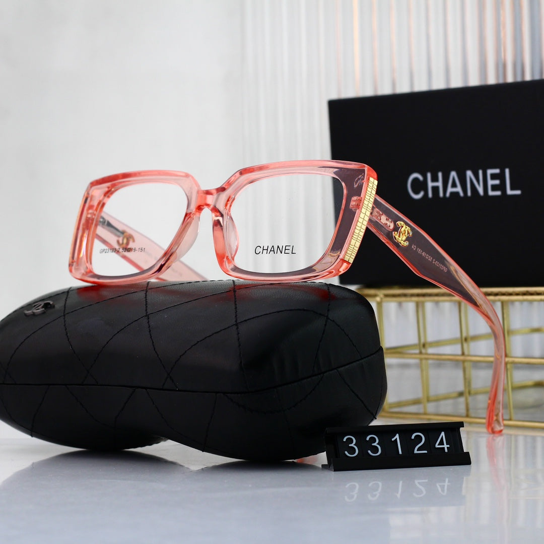 Quadratische modische Brille mit dickem Rahmen