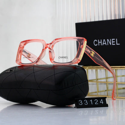 Quadratische modische Brille mit dickem Rahmen