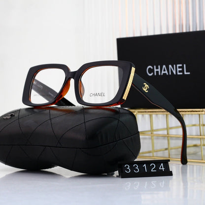 Quadratische modische Brille mit dickem Rahmen