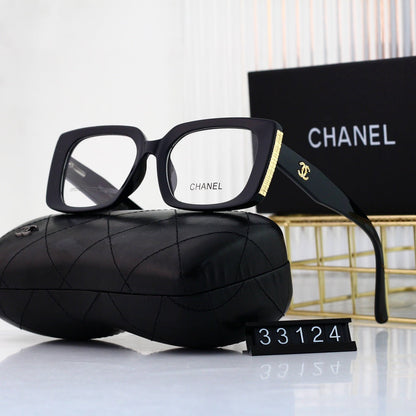 Quadratische modische Brille mit dickem Rahmen