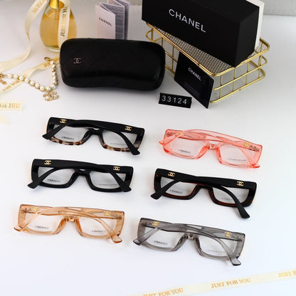 Quadratische modische Brille mit dickem Rahmen
