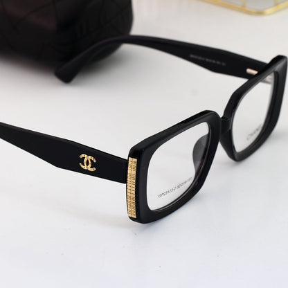 Quadratische modische Brille mit dickem Rahmen