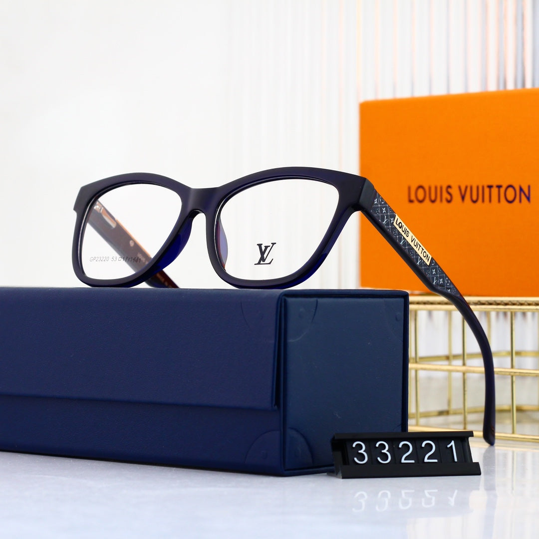 Vintage-Brille mit geprägtem Rahmen
