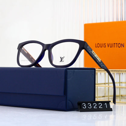 Vintage-Brille mit geprägtem Rahmen
