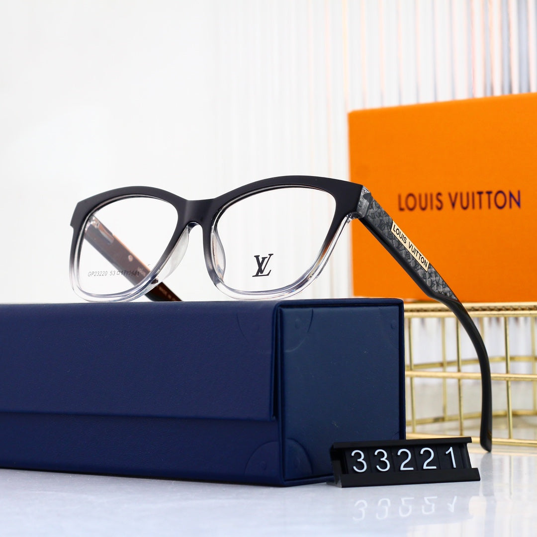 Vintage-Brille mit geprägtem Rahmen