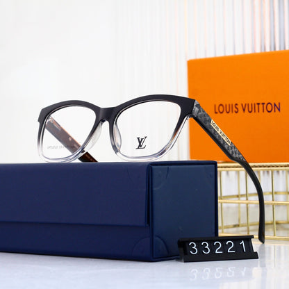Vintage-Brille mit geprägtem Rahmen