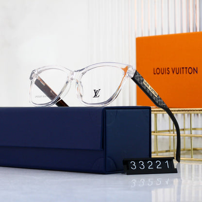 Vintage-Brille mit geprägtem Rahmen