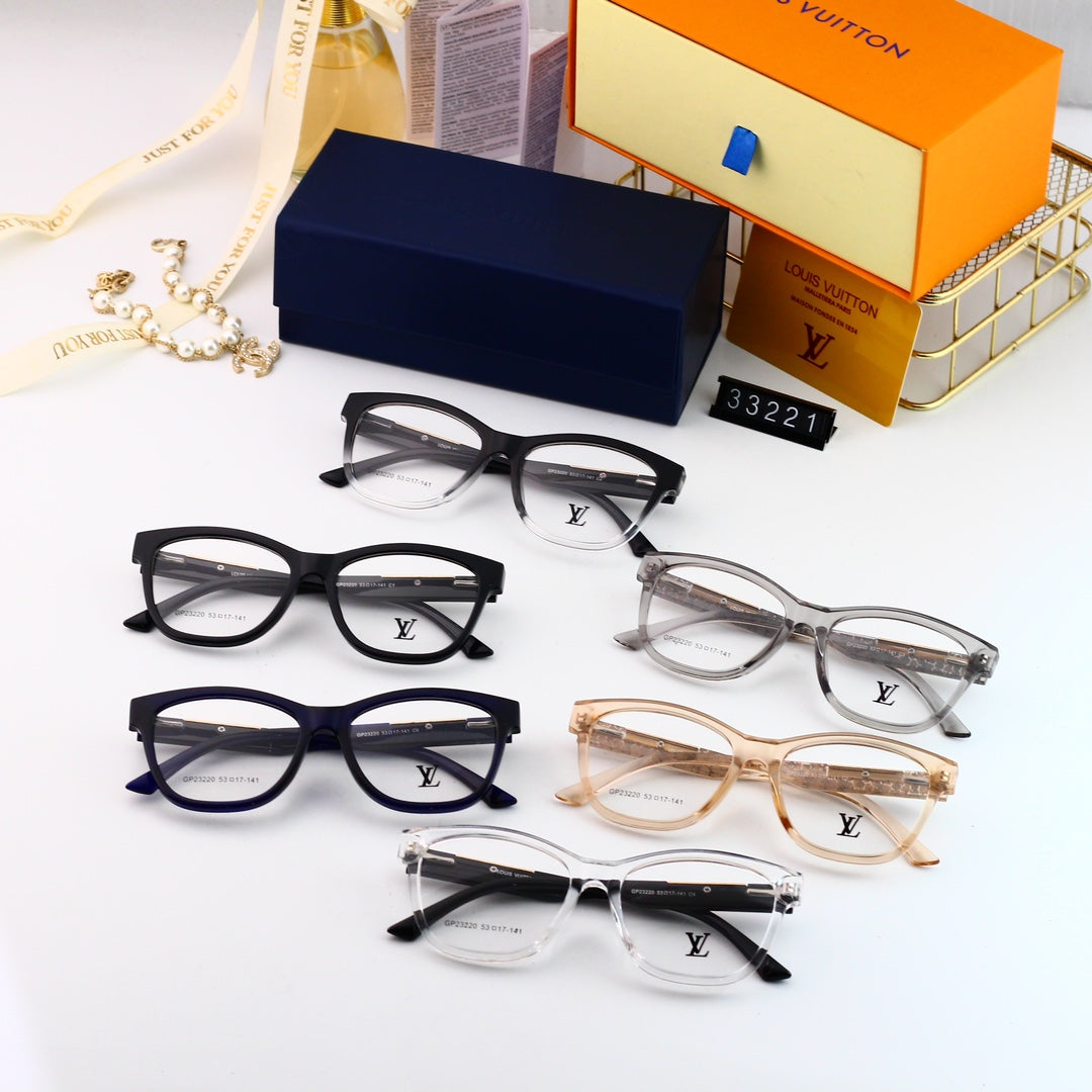 Vintage-Brille mit geprägtem Rahmen