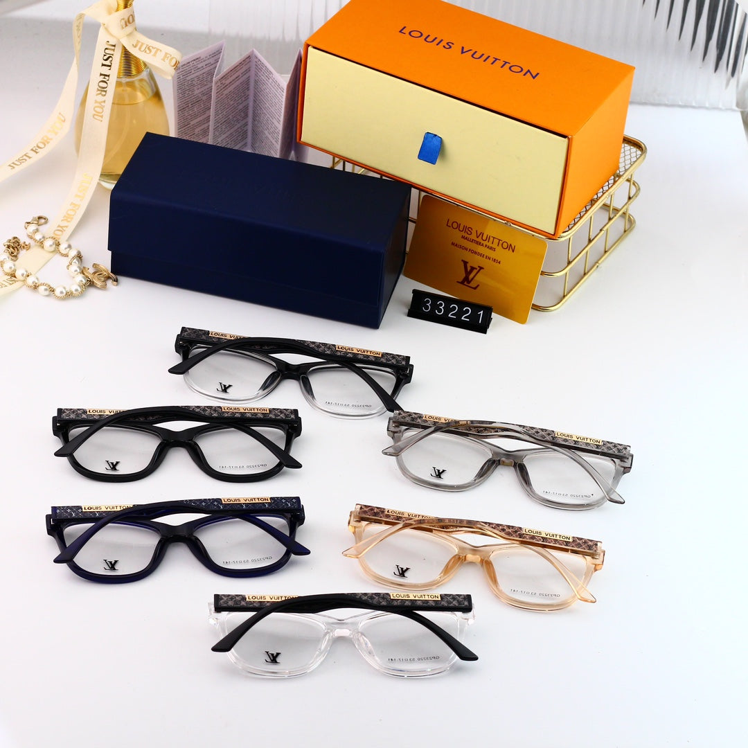 Vintage-Brille mit geprägtem Rahmen