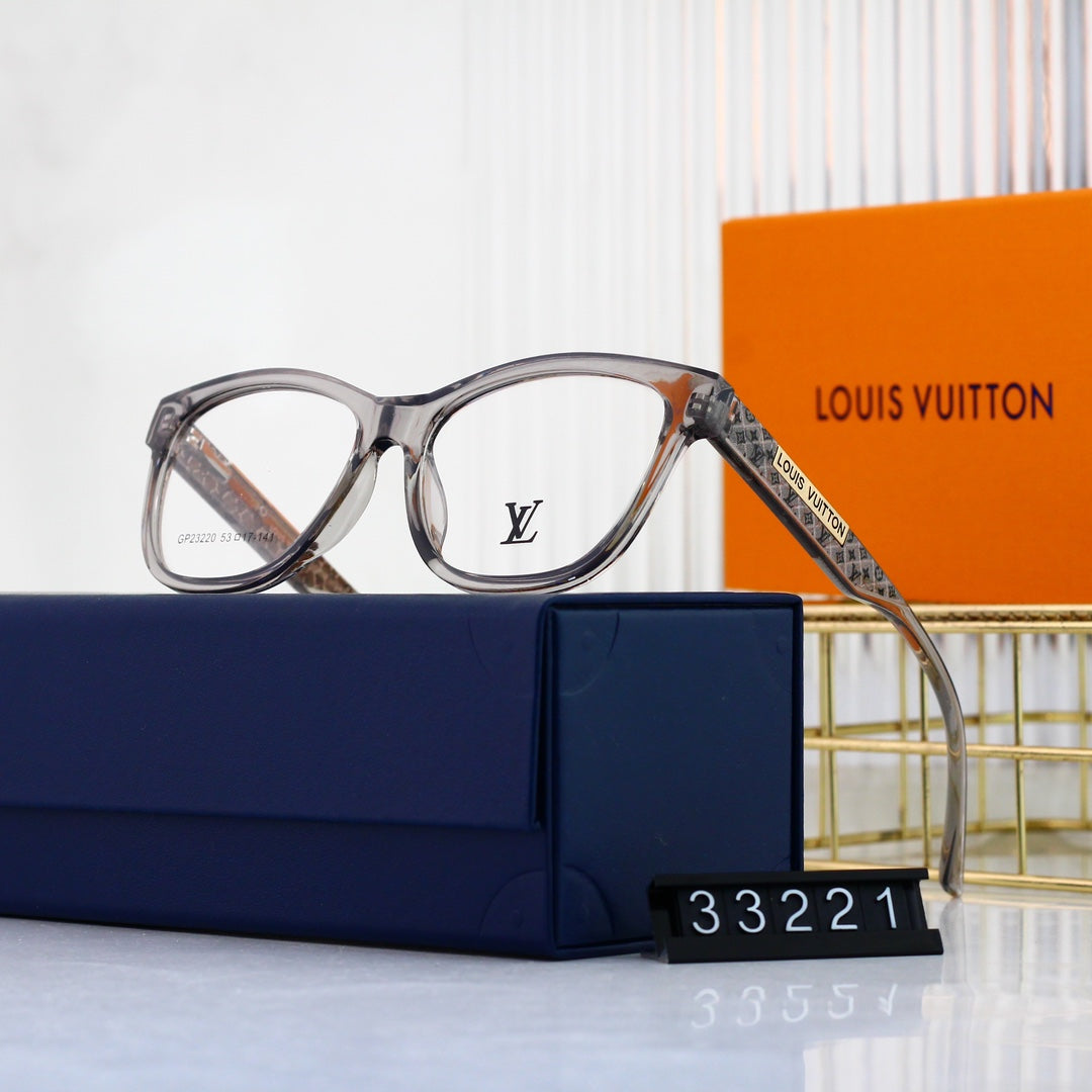 Vintage-Brille mit geprägtem Rahmen