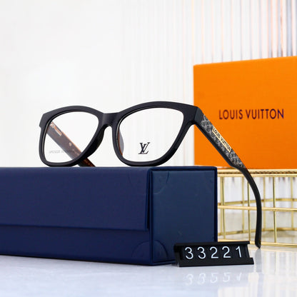 Vintage-Brille mit geprägtem Rahmen