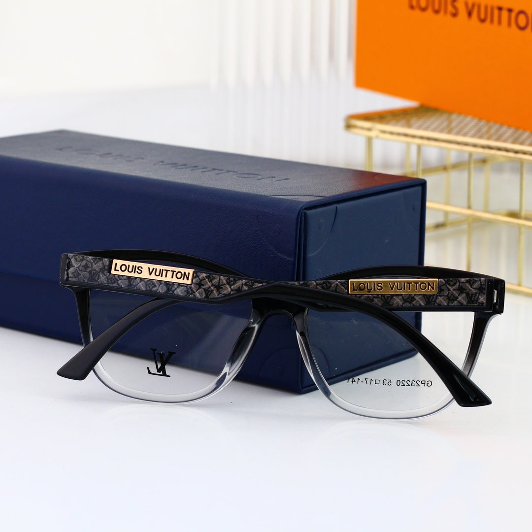 Vintage-Brille mit geprägtem Rahmen