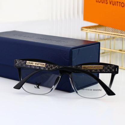 Vintage-Brille mit geprägtem Rahmen