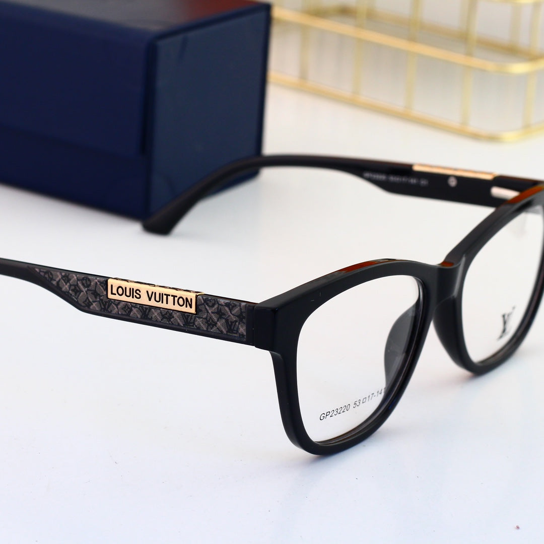 Vintage-Brille mit geprägtem Rahmen