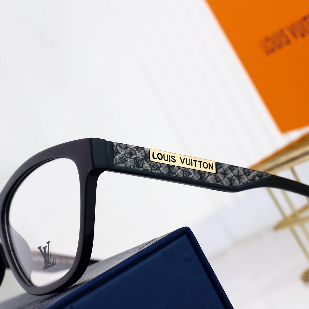 Vintage-Brille mit geprägtem Rahmen