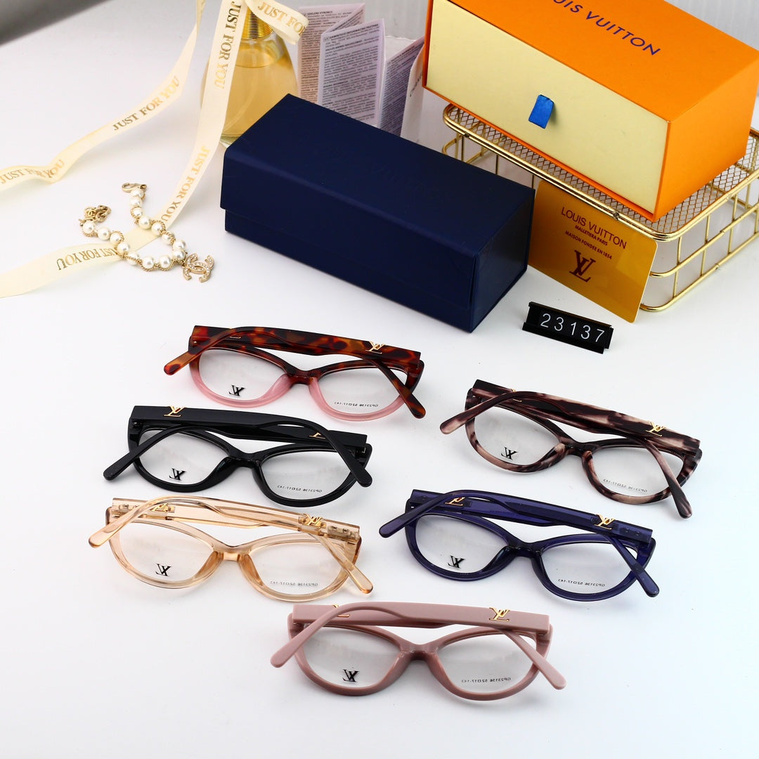 Klassische stilvolle schlichte Brille