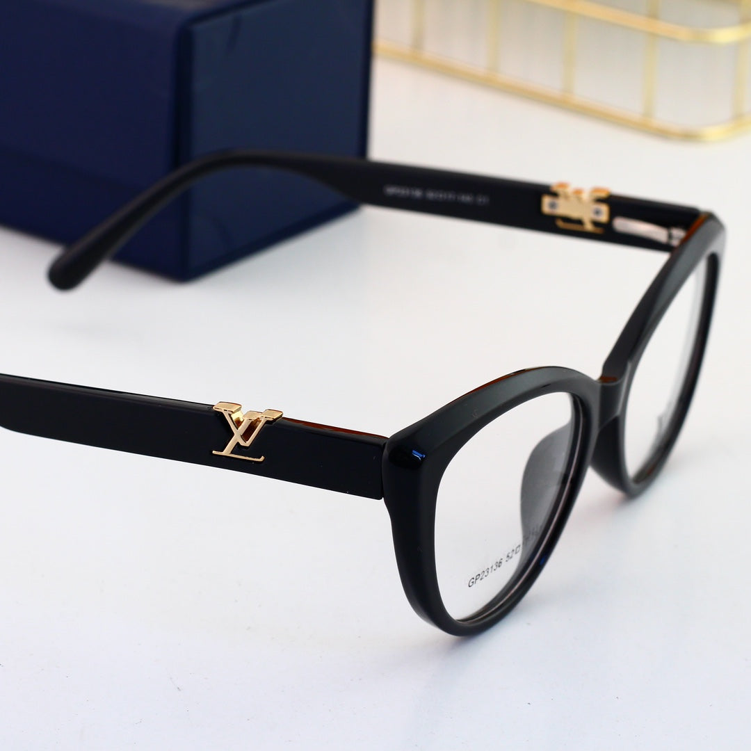Klassische stilvolle schlichte Brille
