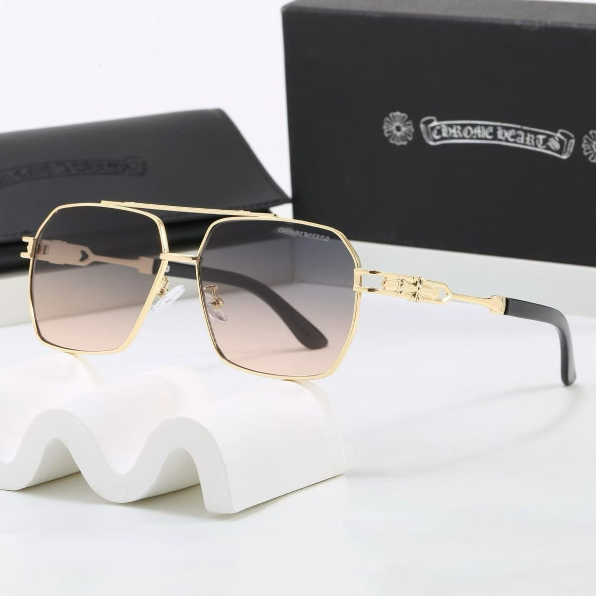 8 Color Double Bridge Cross Sunglasses