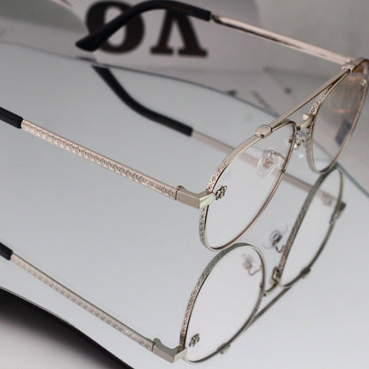 5 Color Pilot Skull Temple Sunglasses 0223
