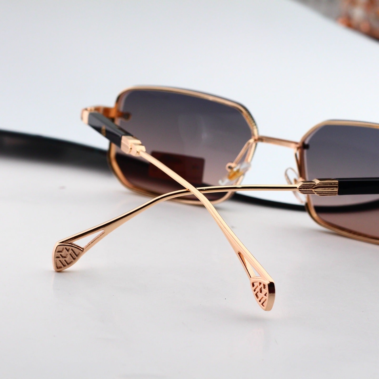 5 Color Square Metal Sunglasses 0736