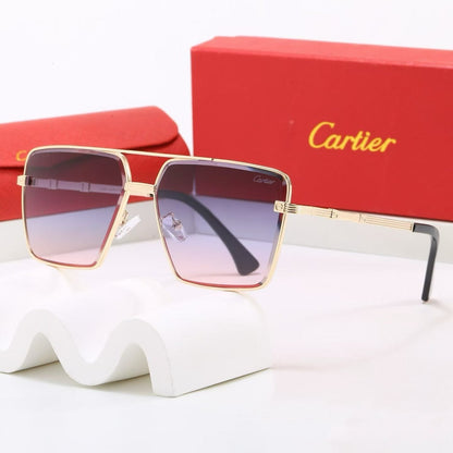7 Color Square Double Bridge Sunglasses