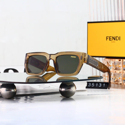 35131 Thick Square Acetate Sunglasses