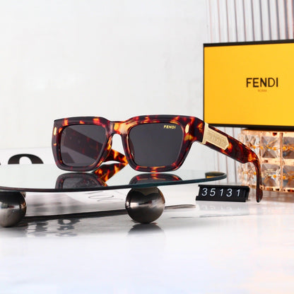 35131 Thick Square Acetate Sunglasses