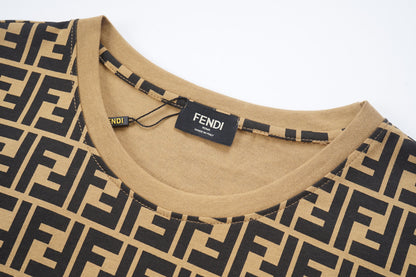 Vintage T-Shirt mit Buchstaben F Print