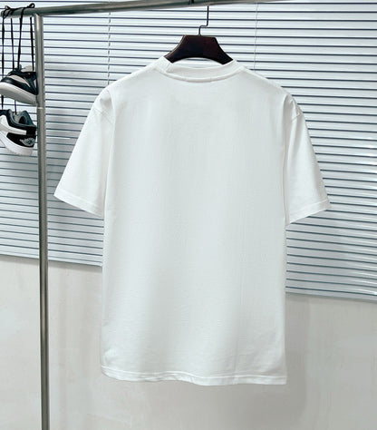 Baumwoll-T-Shirt mit Aufdruck