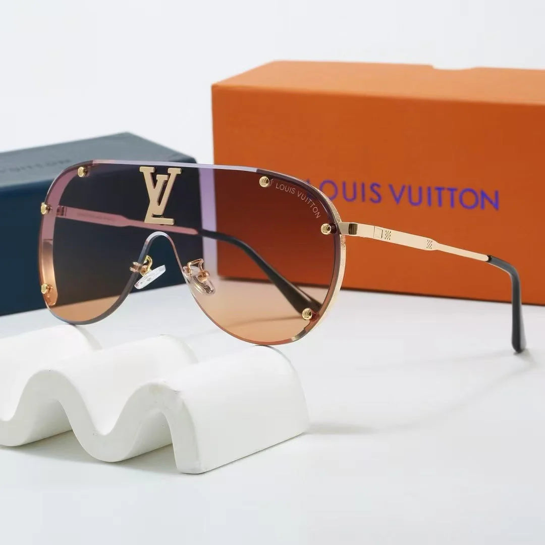 Oversized metal sunglasses