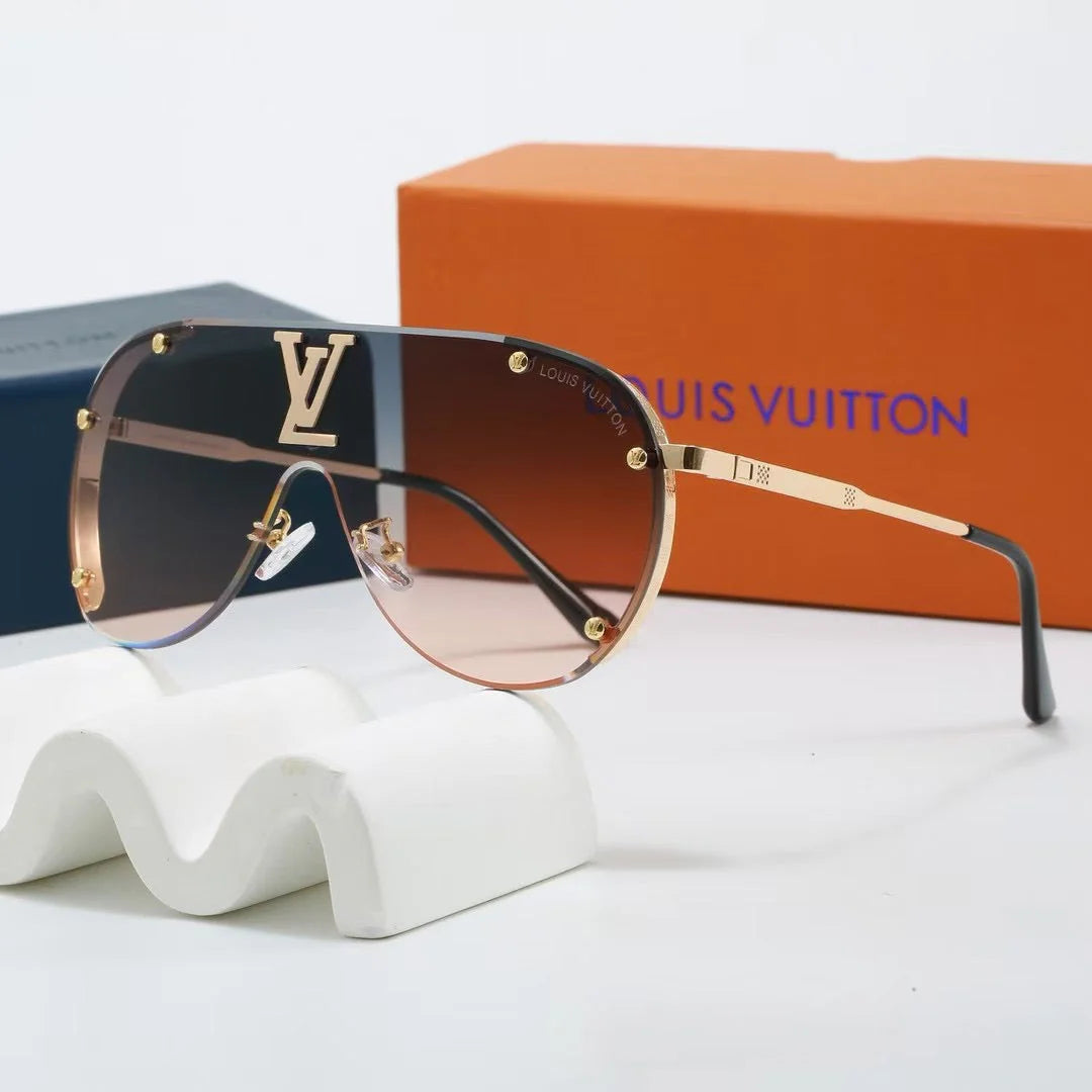 Oversized metal sunglasses