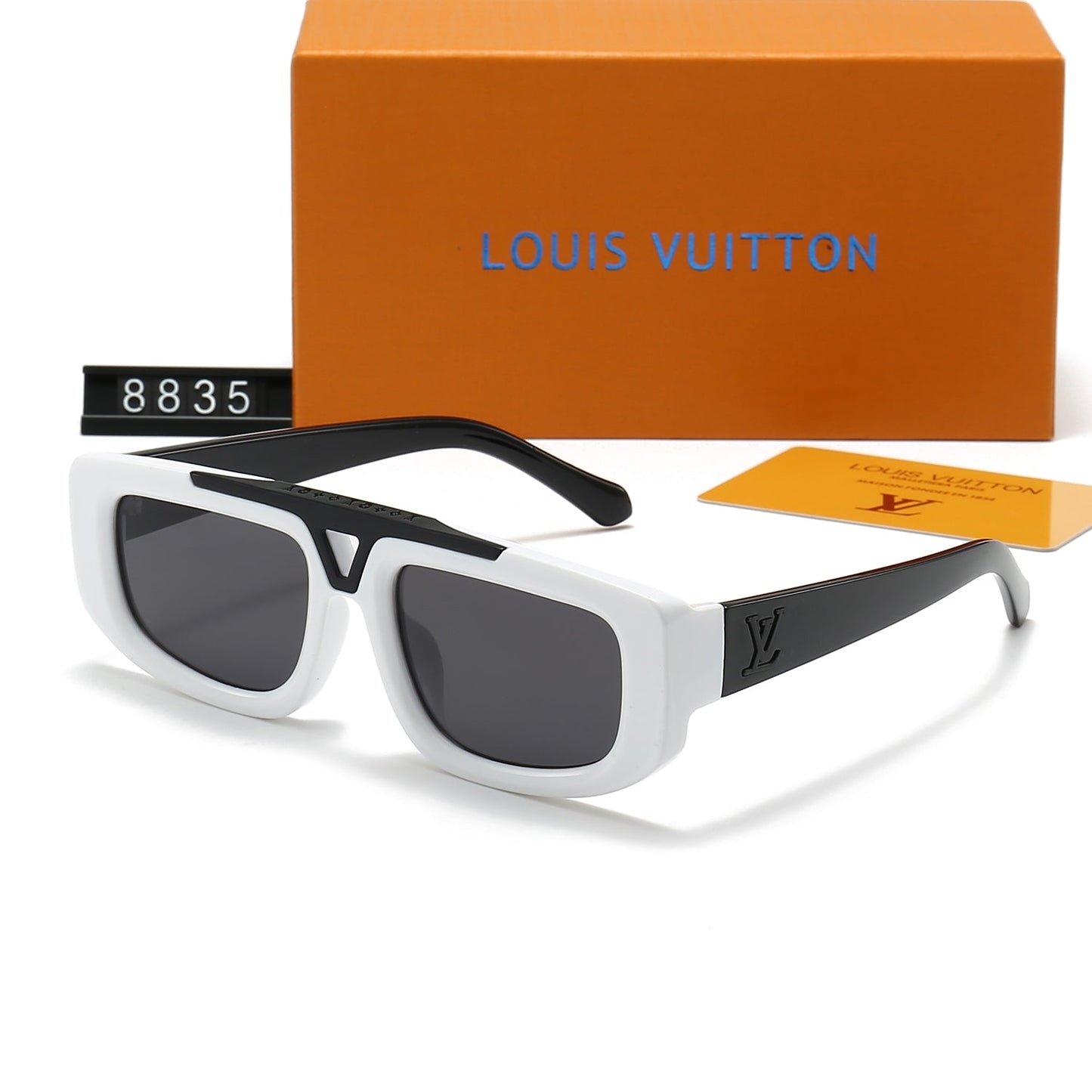 Sonnenbrille aus Azetat und Metall mit Farbverlauf