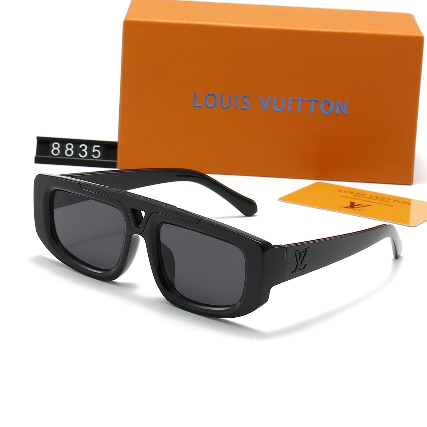 Sonnenbrille aus Azetat und Metall mit Farbverlauf