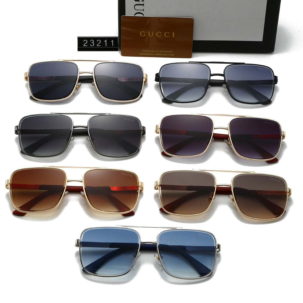 Mode Polarisierte Metall-Sonnenbrille