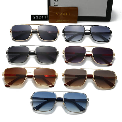 Mode Polarisierte Metall-Sonnenbrille