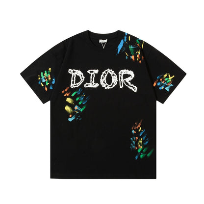 Alphabet Graffiti Splash Ink T-Shirt