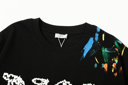 Alphabet Graffiti Splash Ink T-Shirt