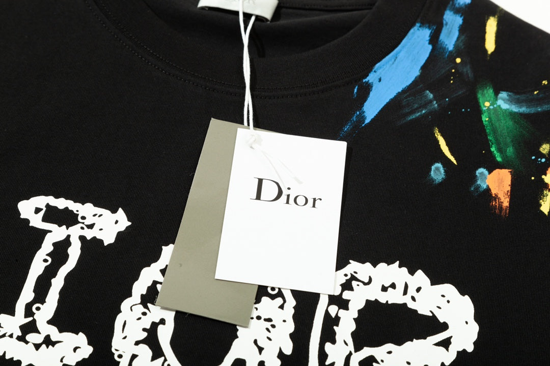 Alphabet Graffiti Splash Ink T-Shirt
