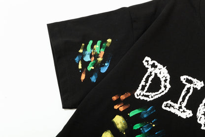 Alphabet Graffiti Splash Ink T-Shirt