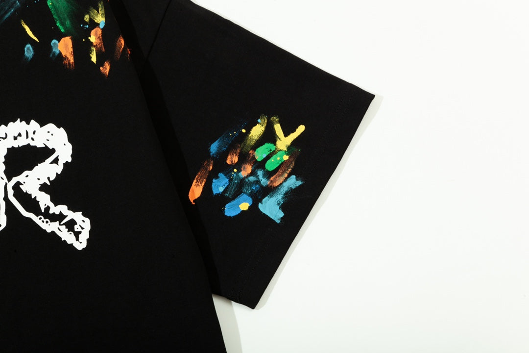 Alphabet Graffiti Splash Ink T-Shirt