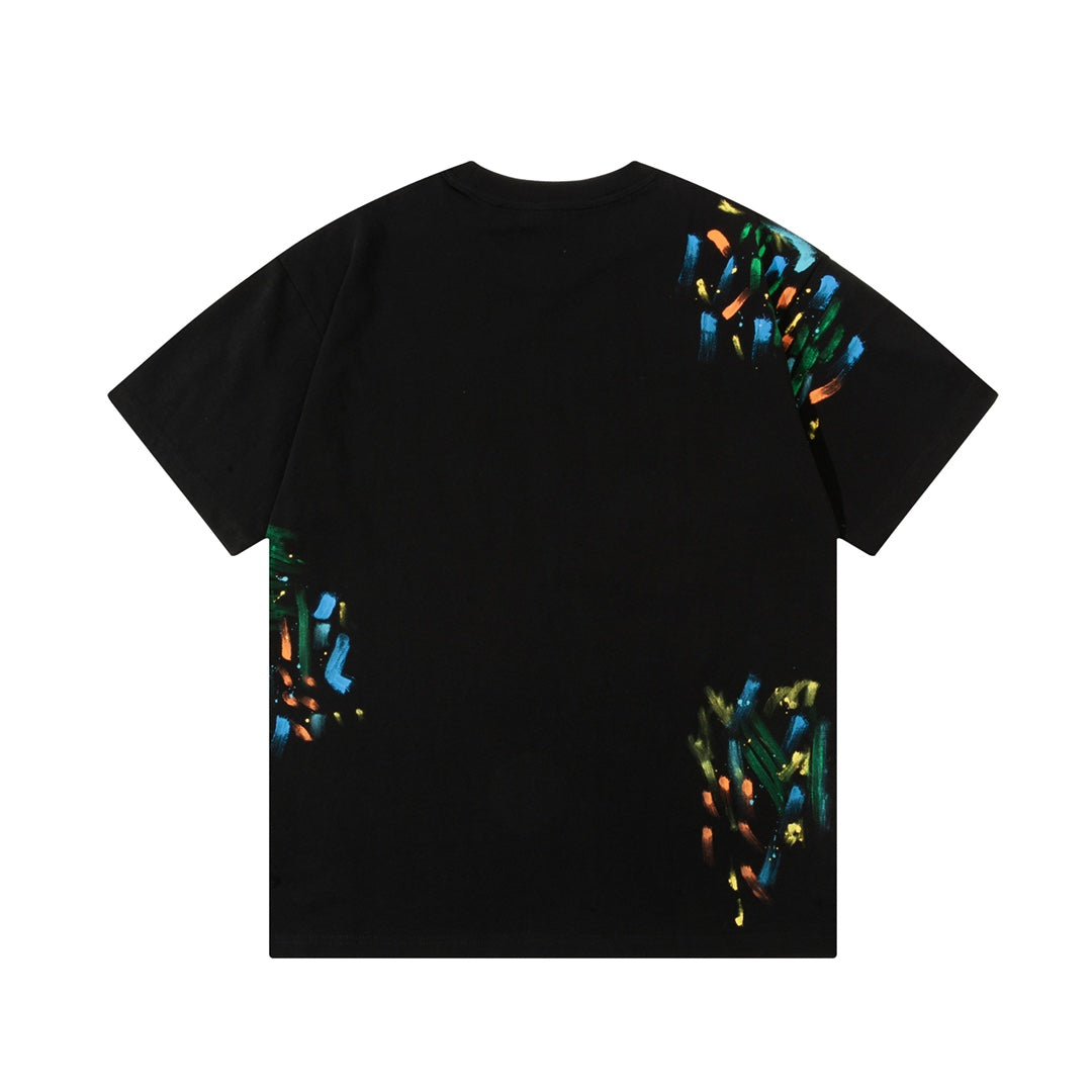 Alphabet Graffiti Splash Ink T-Shirt