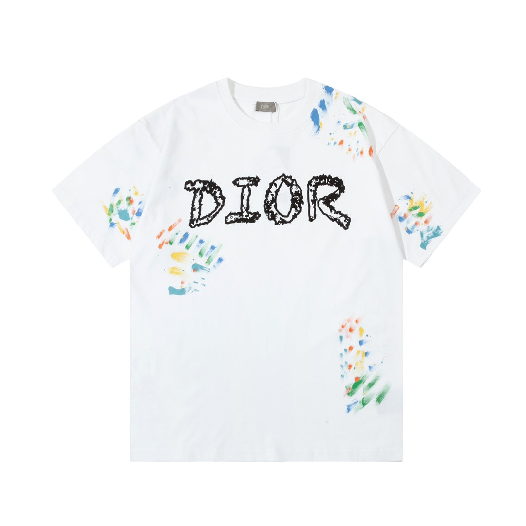 Alphabet Graffiti Splash Ink T-Shirt