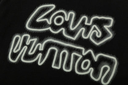 T-Shirt mit Buchstaben-Schaumstoffdruck