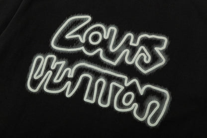 T-Shirt mit Buchstaben-Schaumstoffdruck