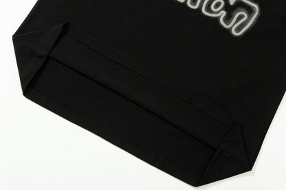 T-Shirt mit Buchstaben-Schaumstoffdruck