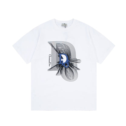 T-Shirt mit Geister-Farbverlauf-Print