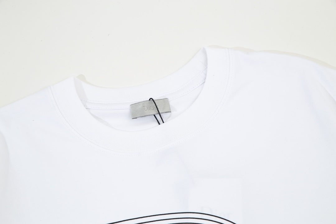 T-Shirt mit Geister-Farbverlauf-Print