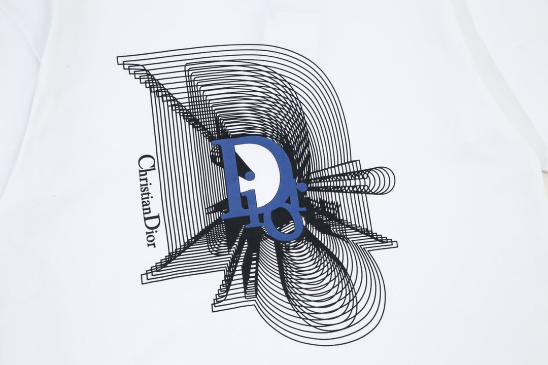 T-Shirt mit Geister-Farbverlauf-Print