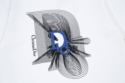 T-Shirt mit Geister-Farbverlauf-Print