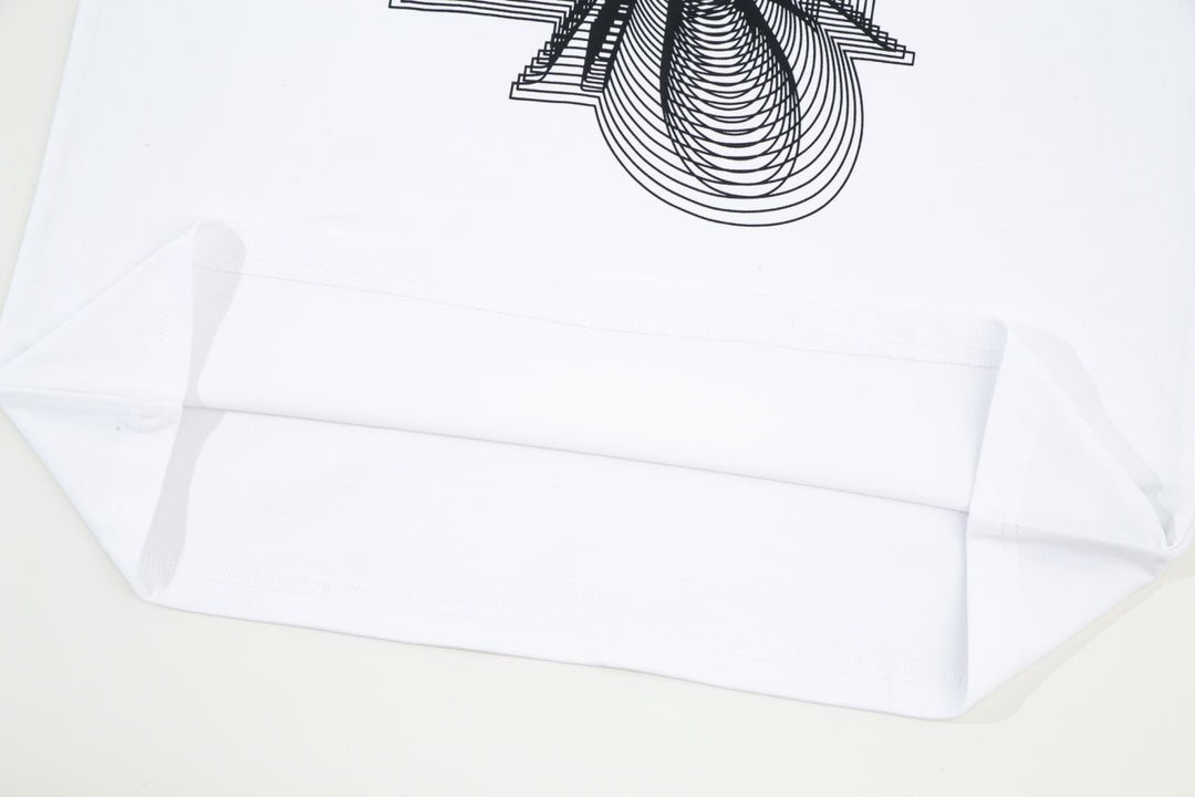 T-Shirt mit Geister-Farbverlauf-Print